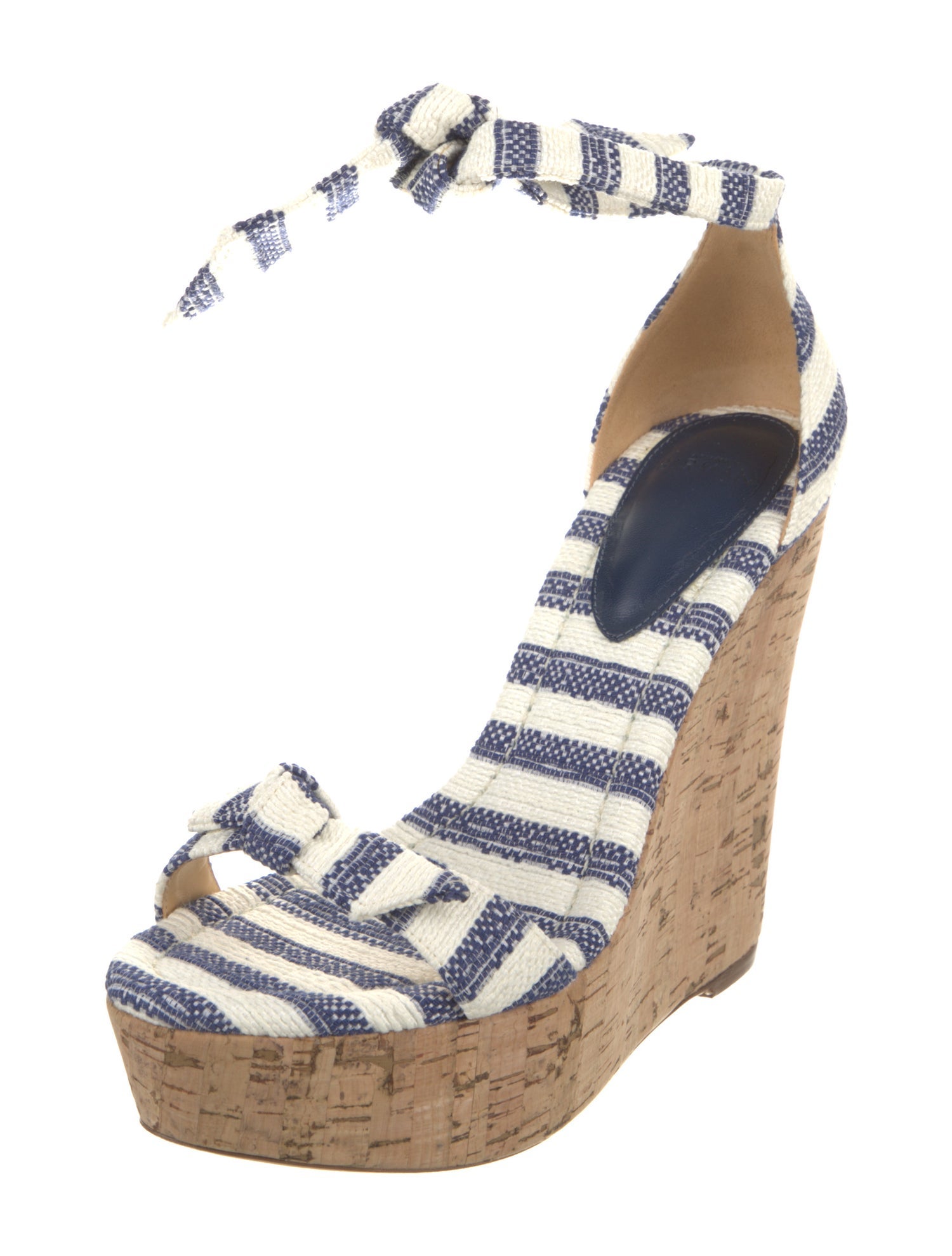 Alexandre Birman Printed Bow Accents Espadrilles