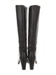 Alexandre Birman Leather Bow Accents Boots
