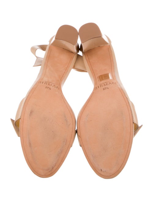 Alexandre Birman Leather Bow Accents Sandals