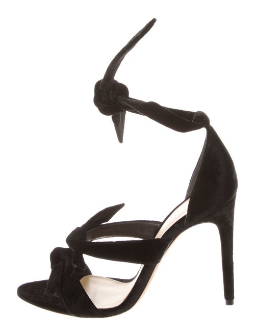 Alexandre Birman Suede Bow Accents Gladiator Sandals