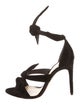 Alexandre Birman Suede Bow Accents Gladiator Sandals