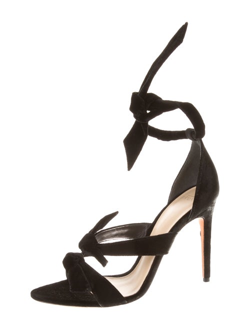 Alexandre Birman Suede Bow Accents Gladiator Sandals
