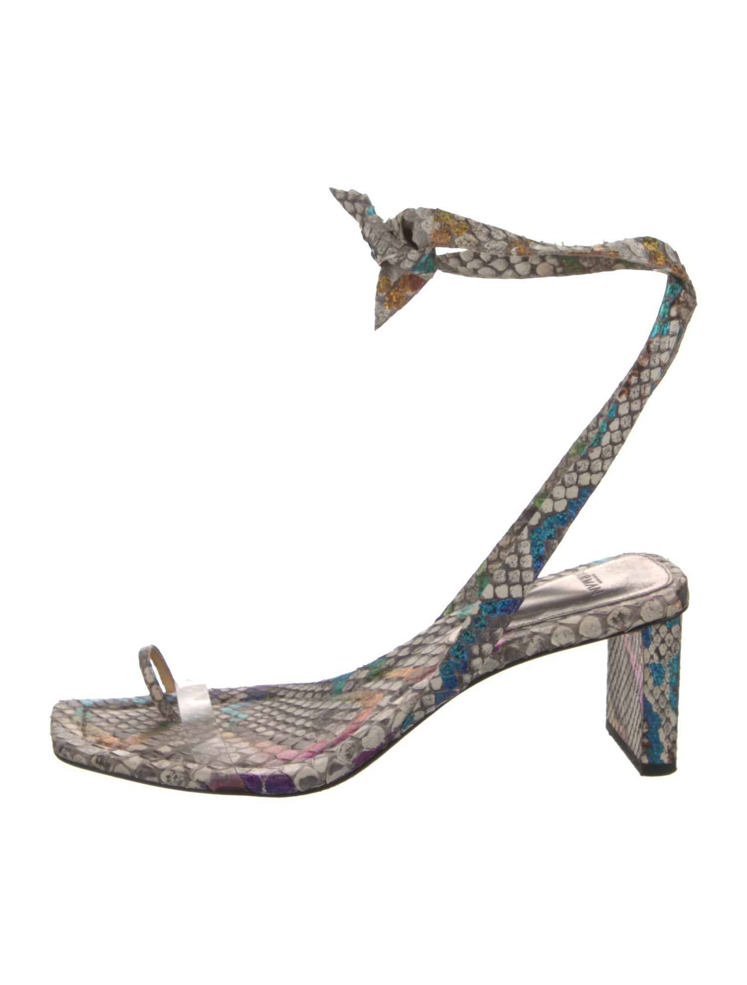 Alexandre Birman Leather Animal Print Espadrilles