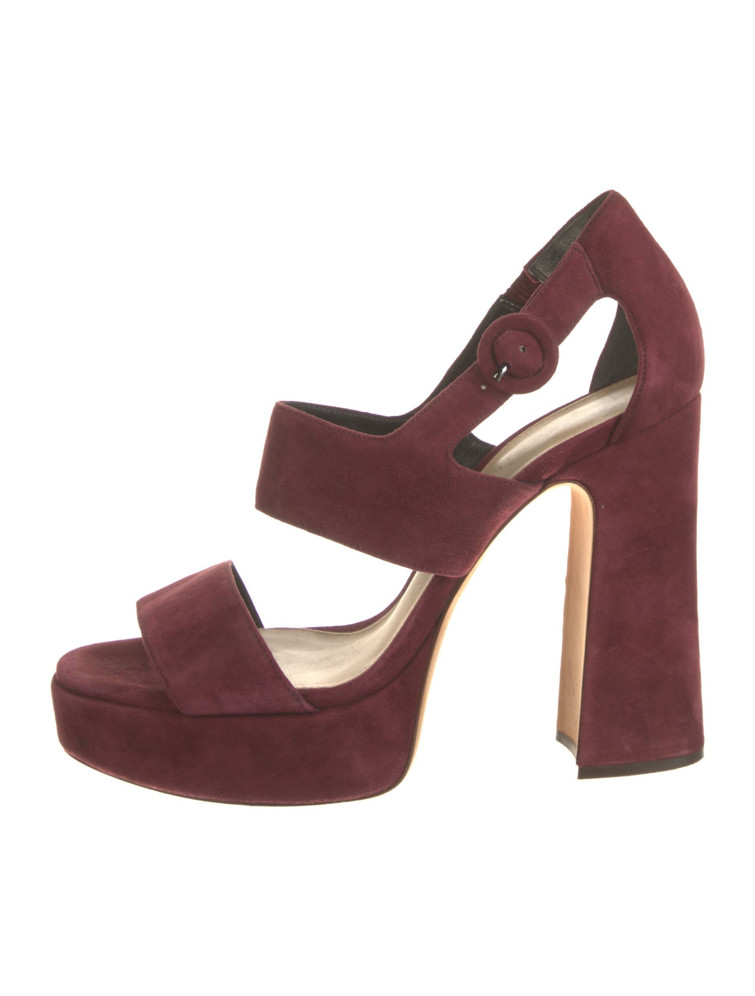 Alexandre Birman Suede Cutout Accent Sandals