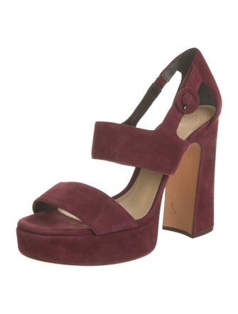 Alexandre Birman Suede Cutout Accent Sandals