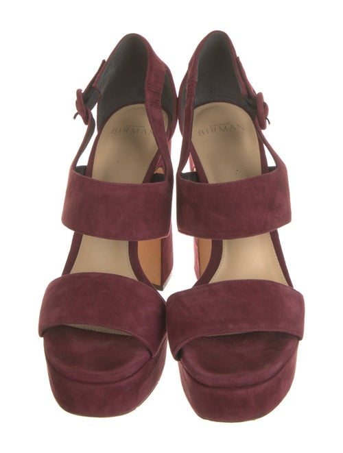 Alexandre Birman Suede Cutout Accent Sandals