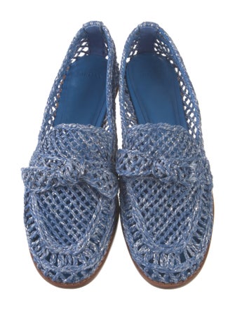 Alexandre Birman Raffia Loafers