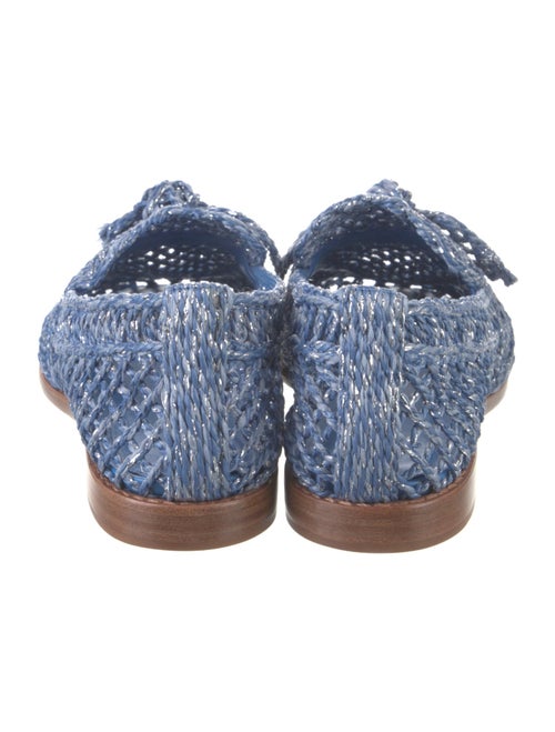 Alexandre Birman Raffia Loafers
