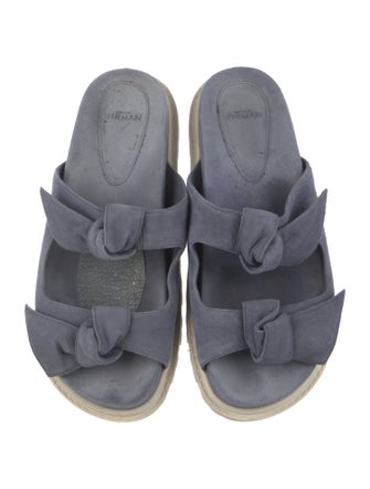 Alexandre Birman Suede Slides
