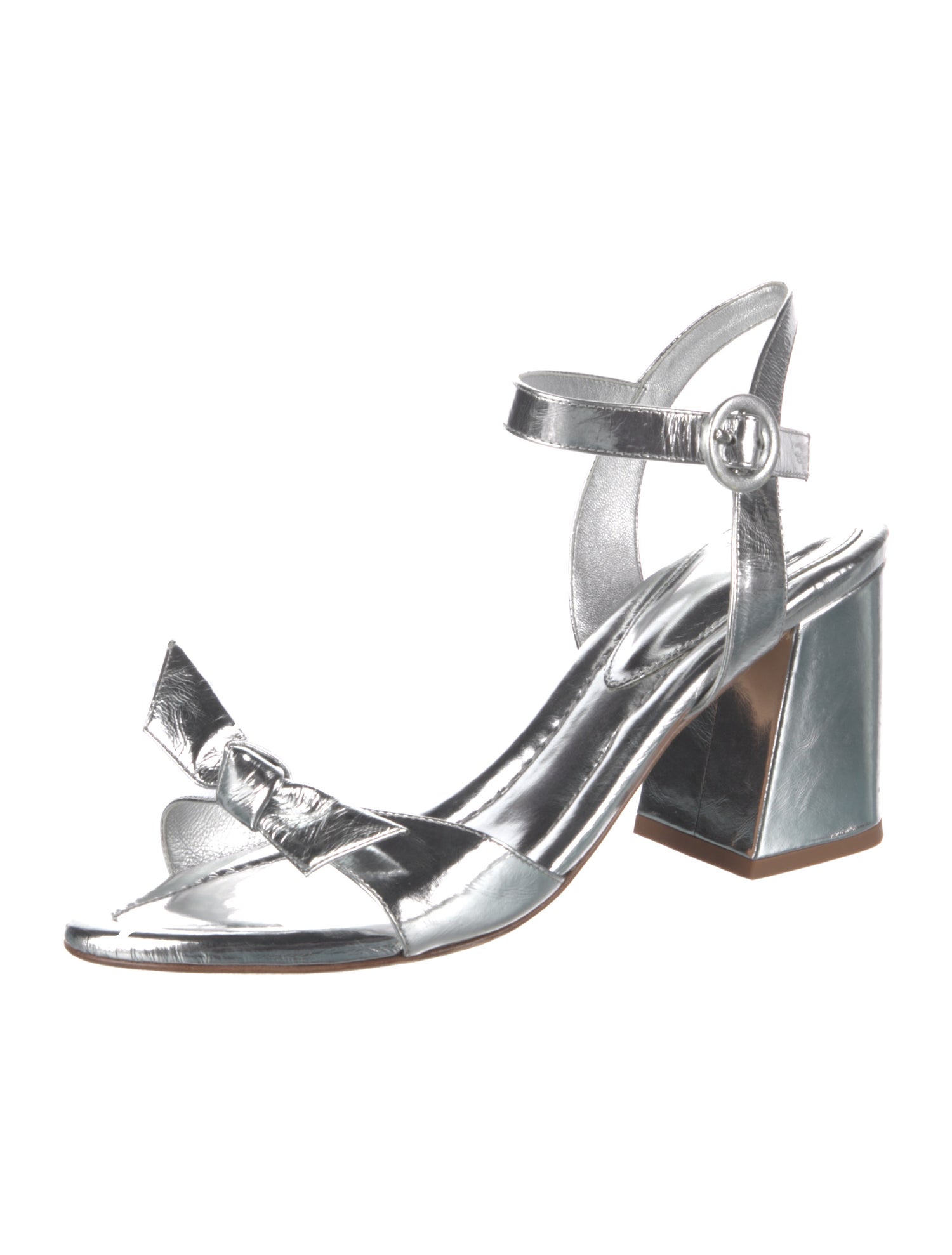 Alexandre Birman Patent Leather Sandals