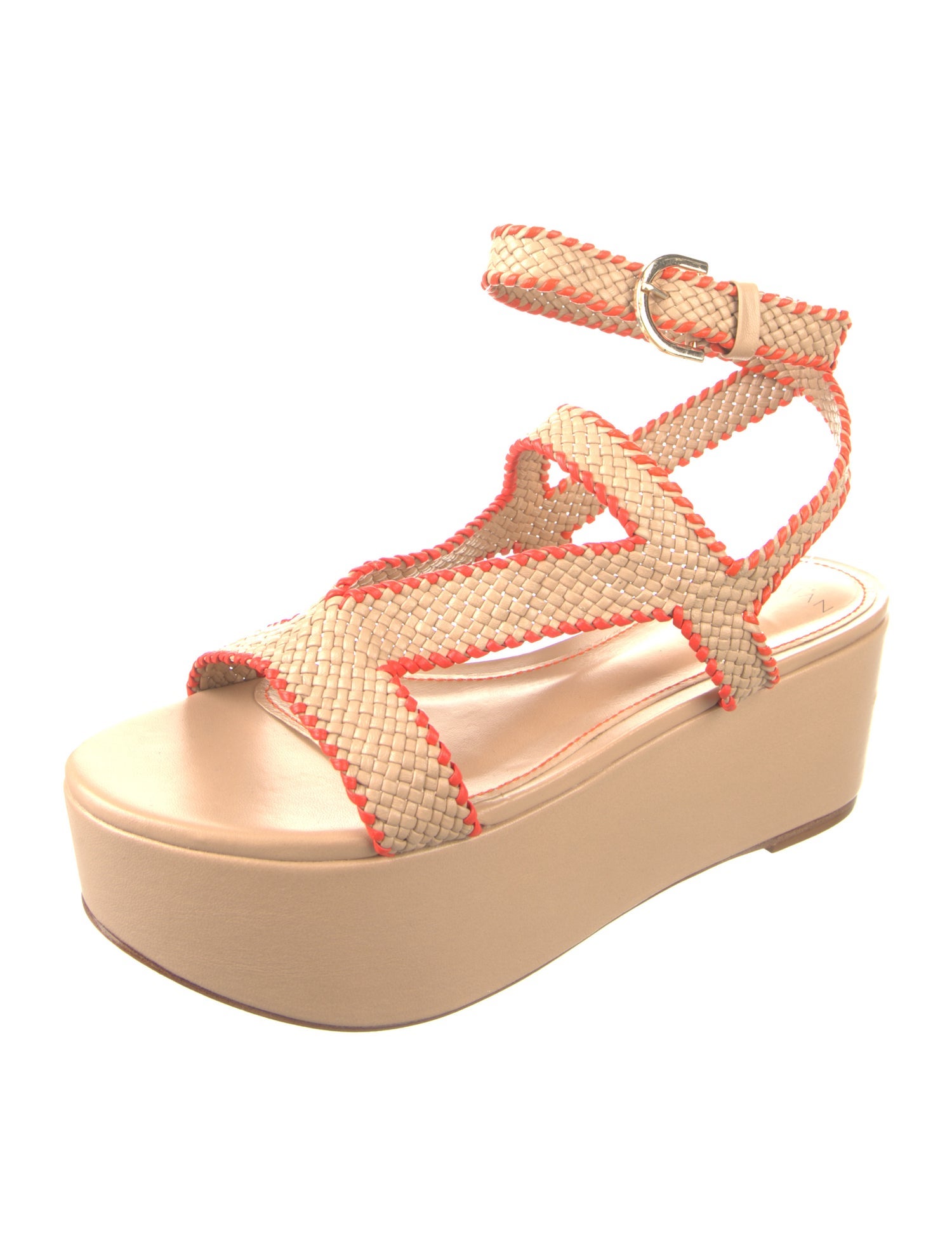 Alexandre Birman Leather Printed Sandals