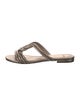 Alexandre Birman Leather Slides