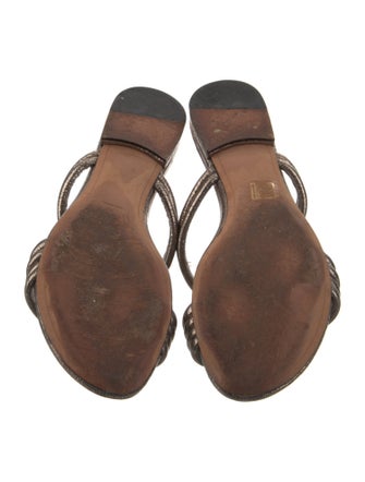 Alexandre Birman Leather Slides