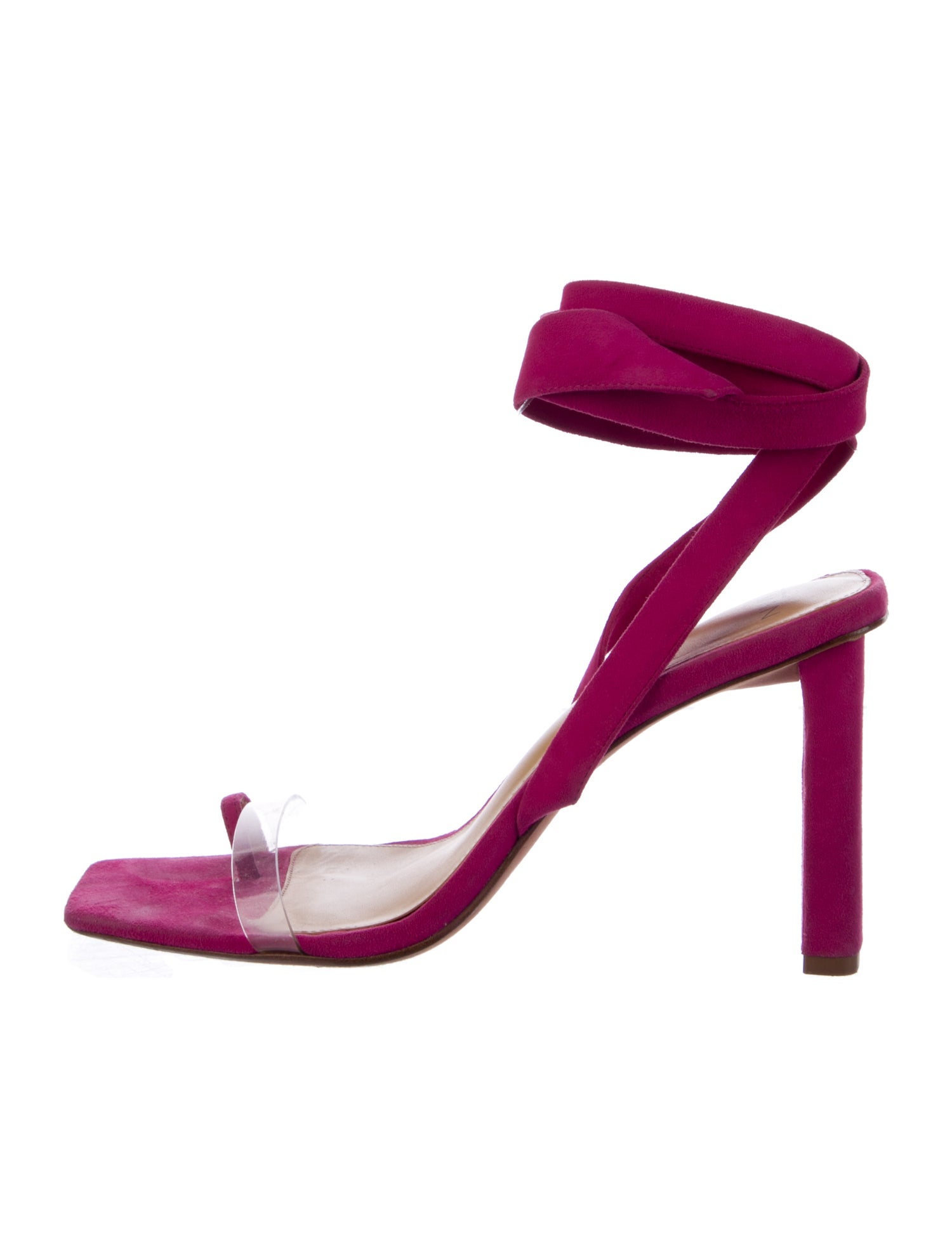 Alexandre Birman Suede Colorblock Pattern Sandals