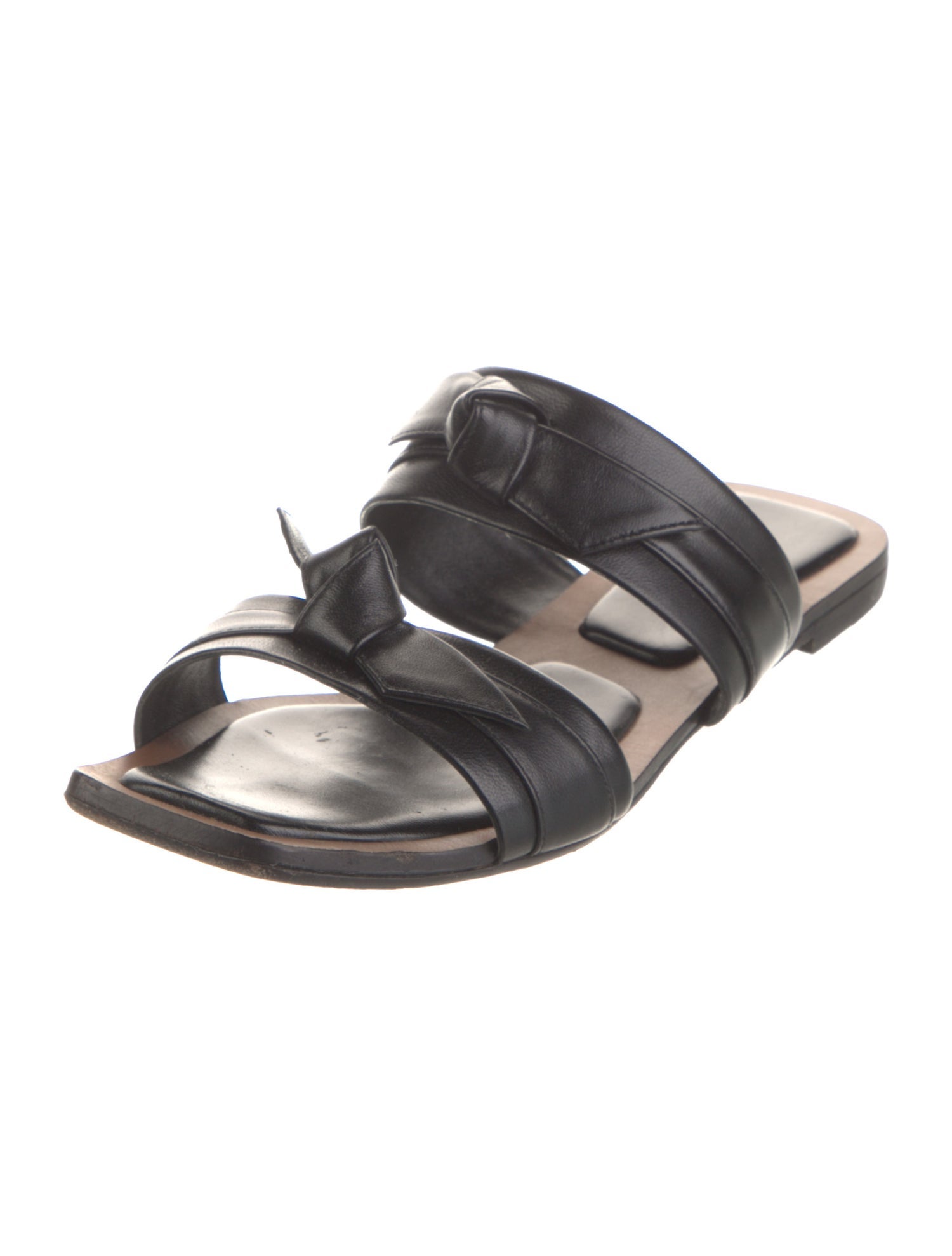 Alexandre Birman Leather Slides