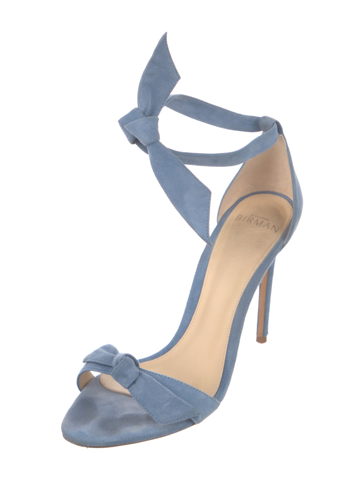 Alexandre Birman Suede Animal Print Sandals