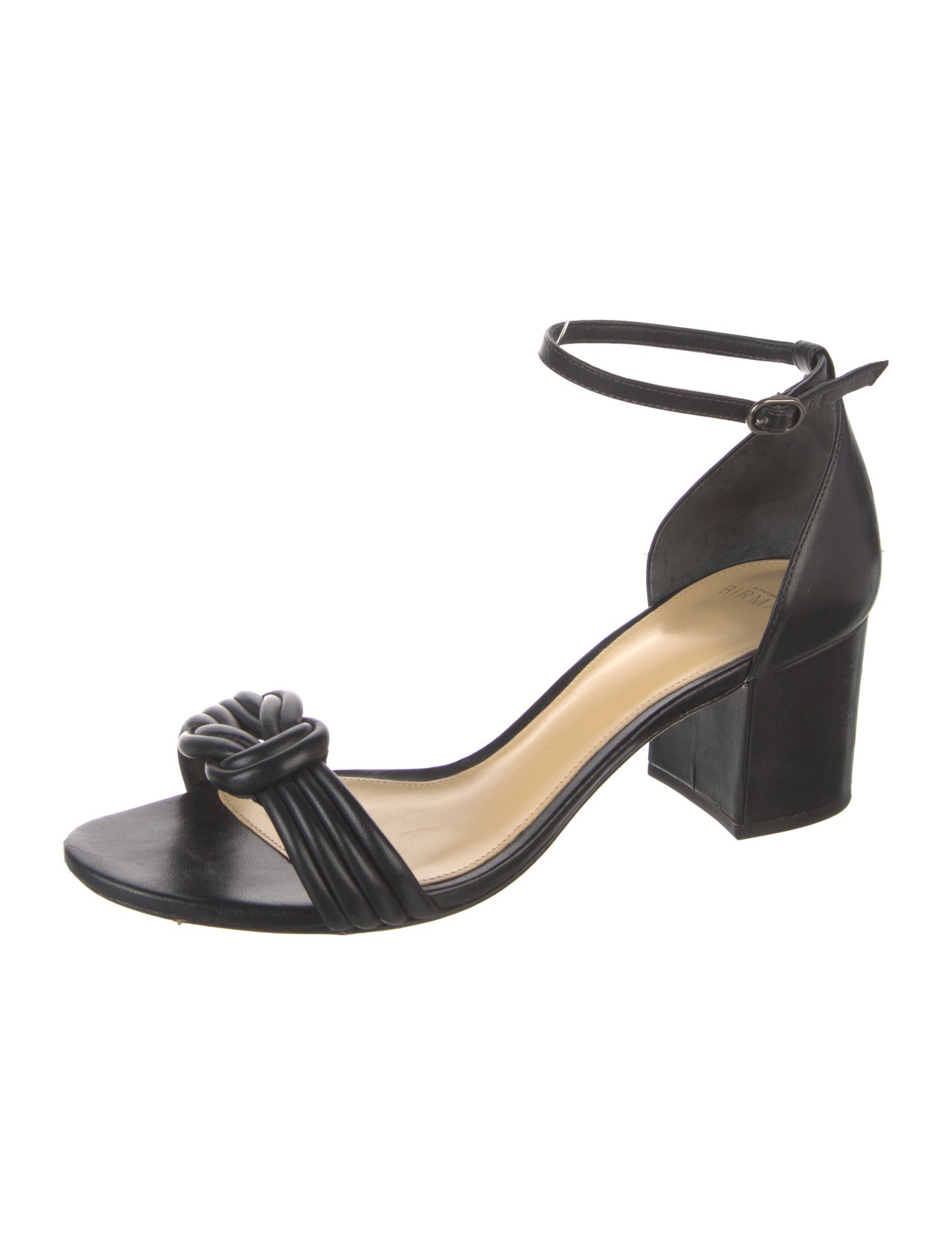 Alexandre Birman Leather Braided Accents Sandals