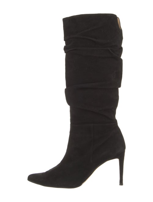 Alexandre Birman Suede Slouch Boots