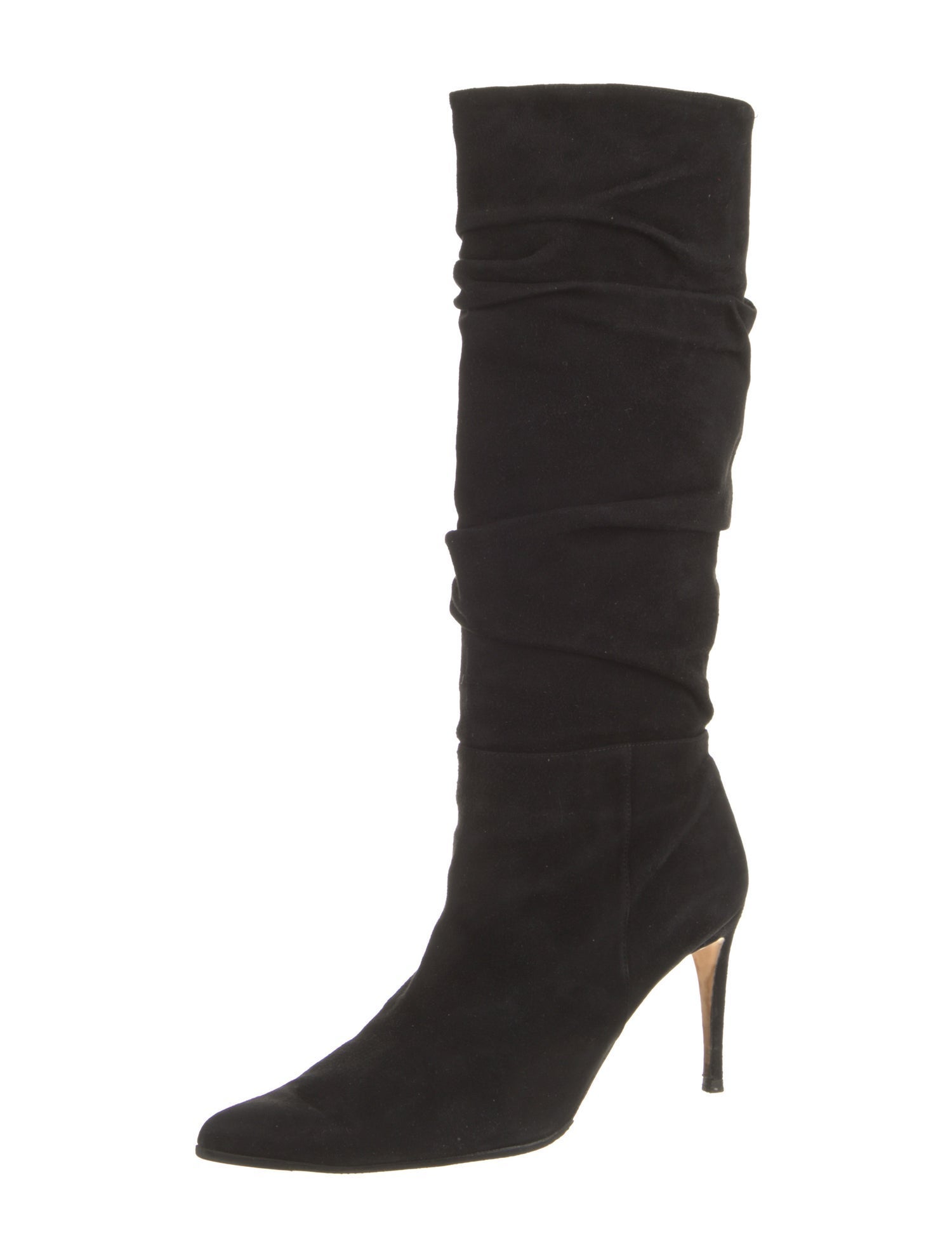 Alexandre Birman Suede Slouch Boots