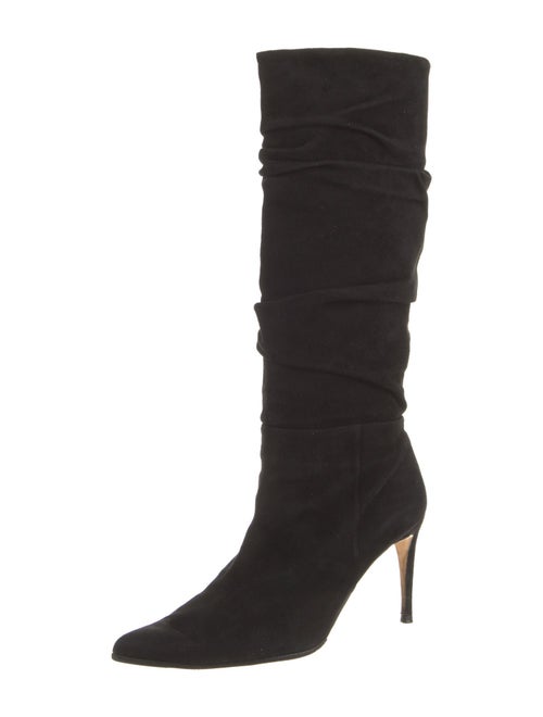 Alexandre Birman Suede Slouch Boots