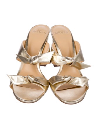 Alexandre Birman Leather Slides