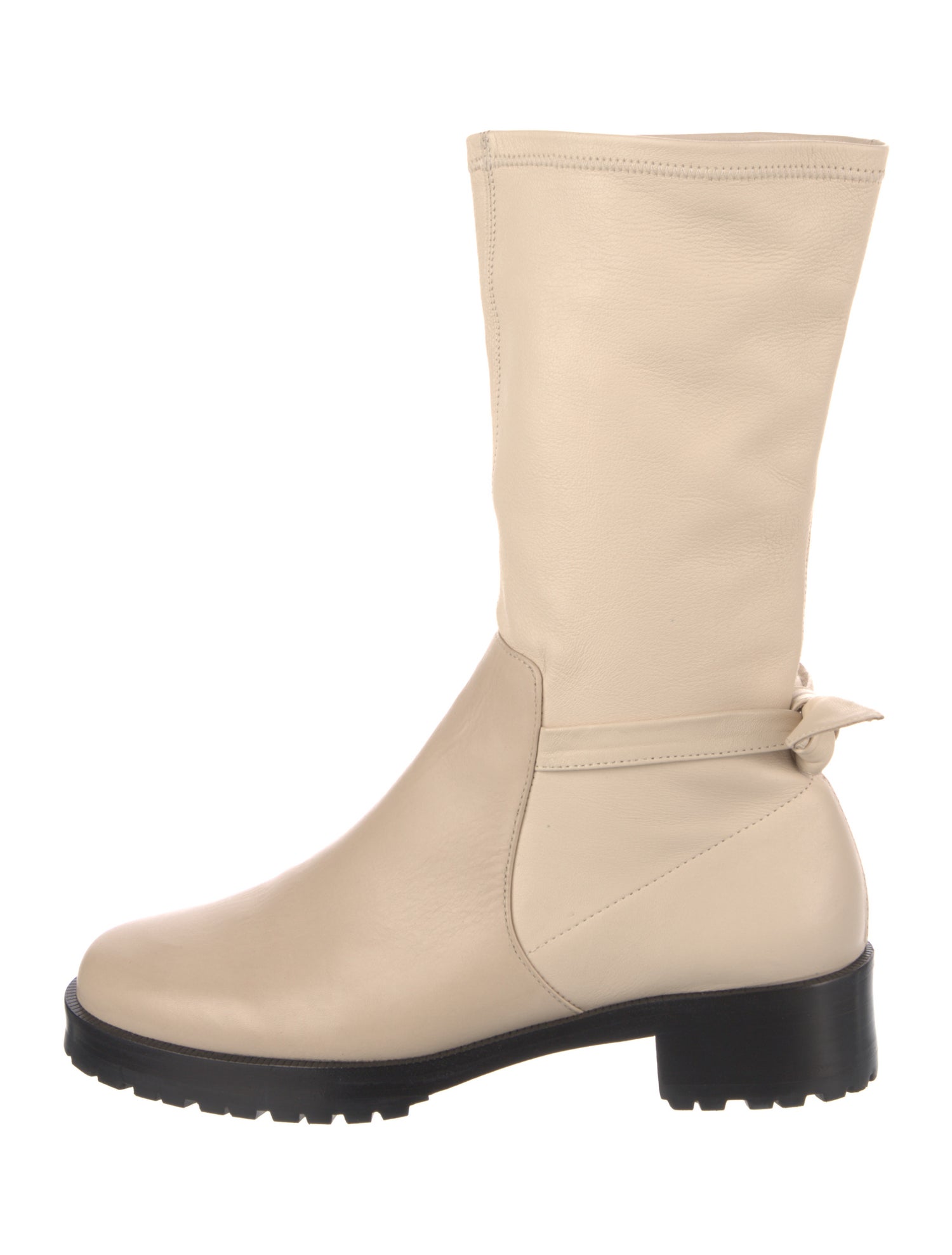 Alexandre Birman Leather Moto Boots