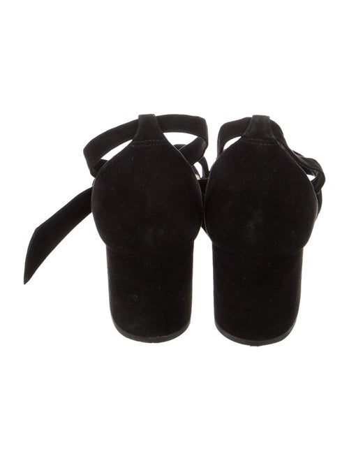 Alexandre Birman Suede Bow Accents Sandals