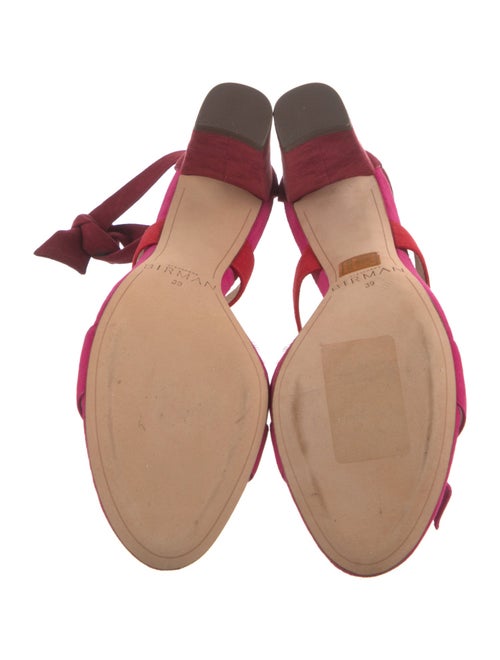 Alexandre Birman Suede T-Strap Pumps