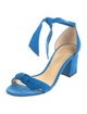 Alexandre Birman Suede Bow Accents Sandals