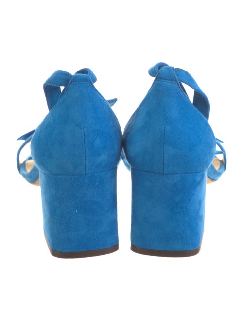 Alexandre Birman Suede Bow Accents Sandals