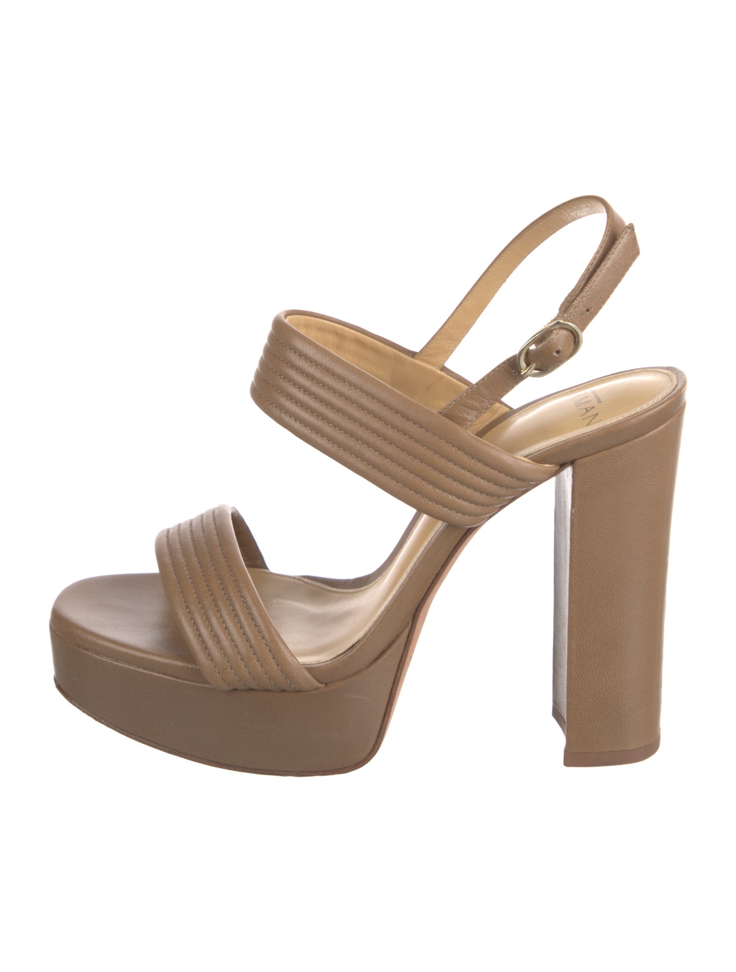 Alexandre Birman Leather Slingback Sandals