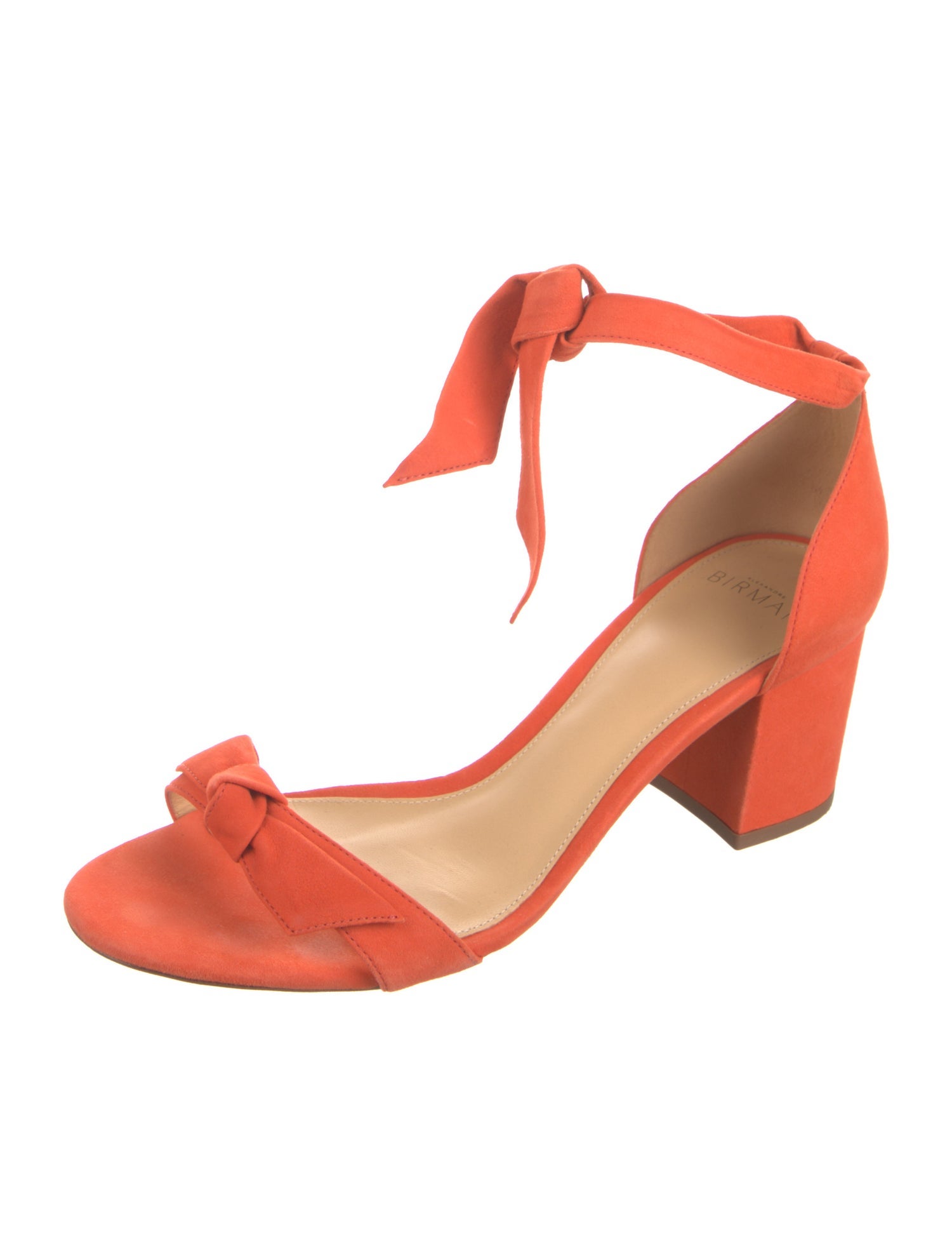 Alexandre Birman Suede Bow Accents Sandals