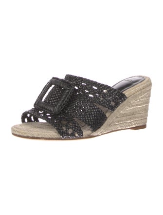 Alexandre Birman Raffia Espadrilles