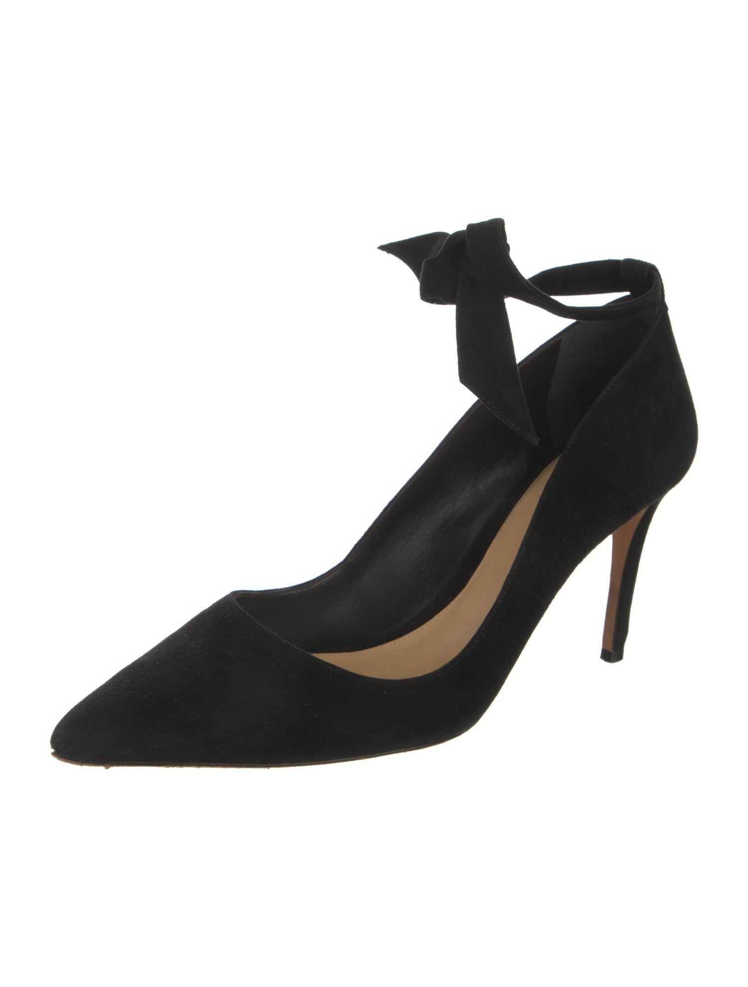 Alexandre Birman Suede D'Orsay Pumps