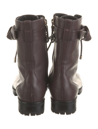 Alexandre Birman Leather Combat Boots