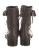 Alexandre Birman Leather Combat Boots