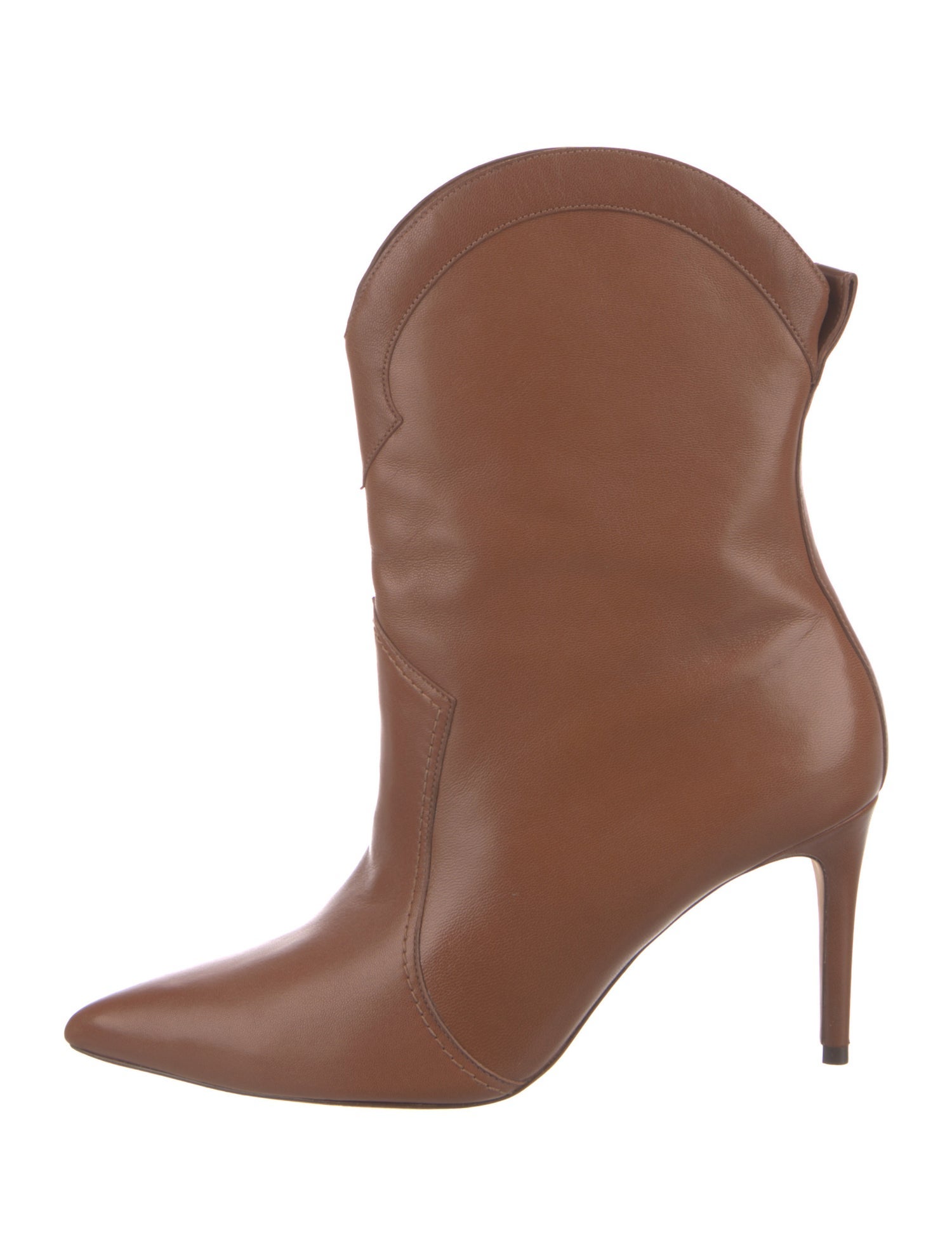 Alexandre Birman Leather Western Boots