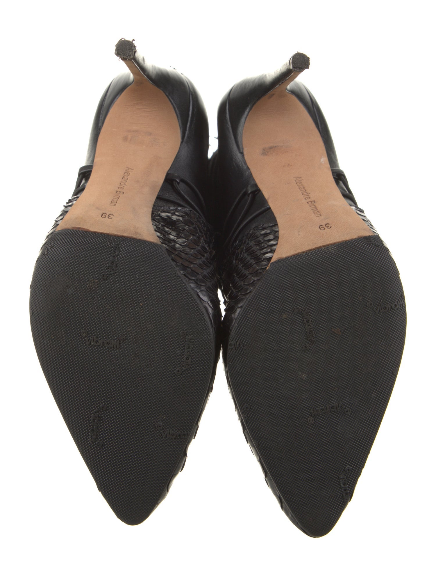 Alexandre Birman Leather Lasercut Accents Boots