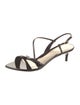 Alexandre Birman Patent Leather Slingback Sandals