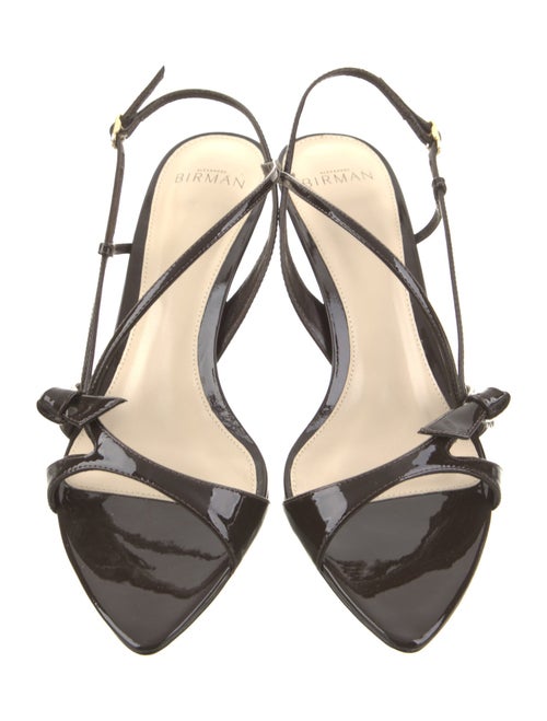 Alexandre Birman Patent Leather Slingback Sandals