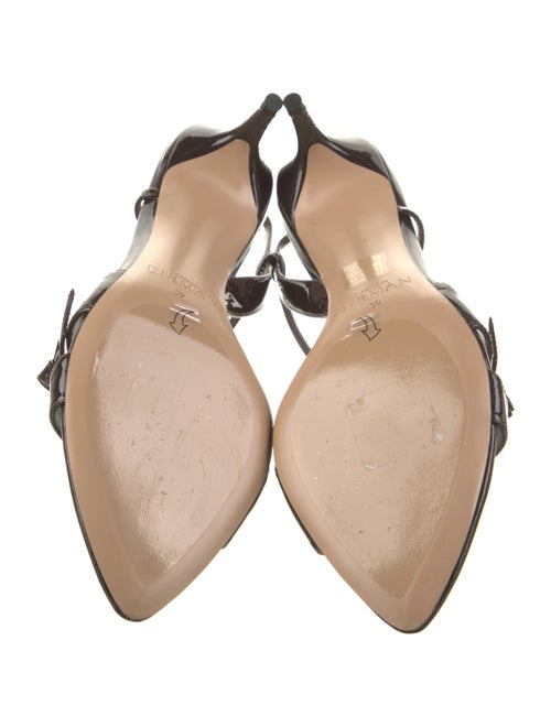 Alexandre Birman Patent Leather Slingback Sandals