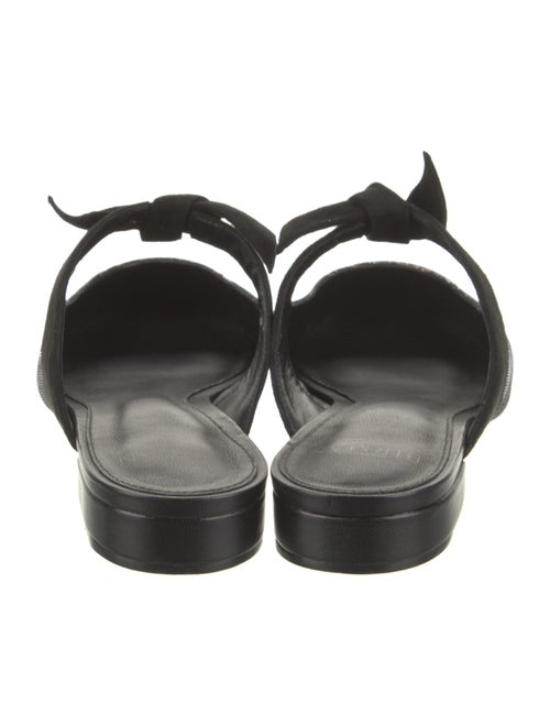 Alexandre Birman Leather Beaded Accents Mules