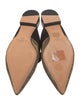 Alexandre Birman Leather Beaded Accents Mules