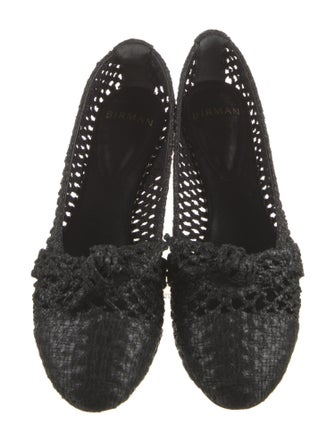 Alexandre Birman Straw Ballet Flats