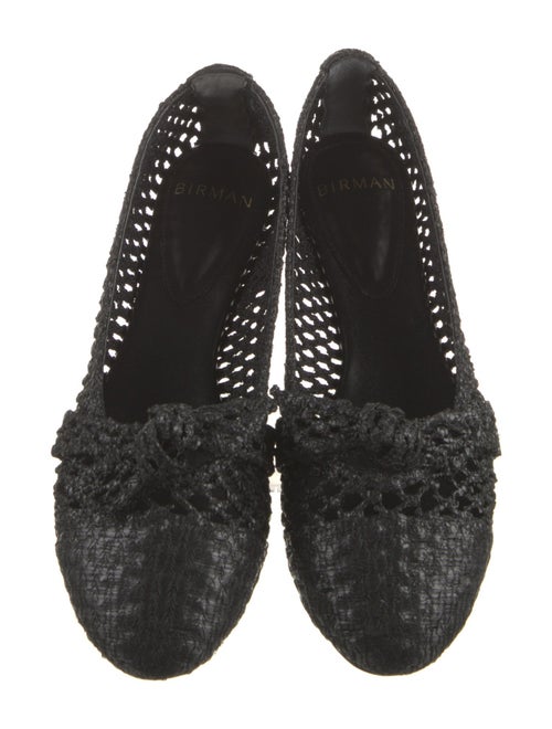 Alexandre Birman Straw Ballet Flats