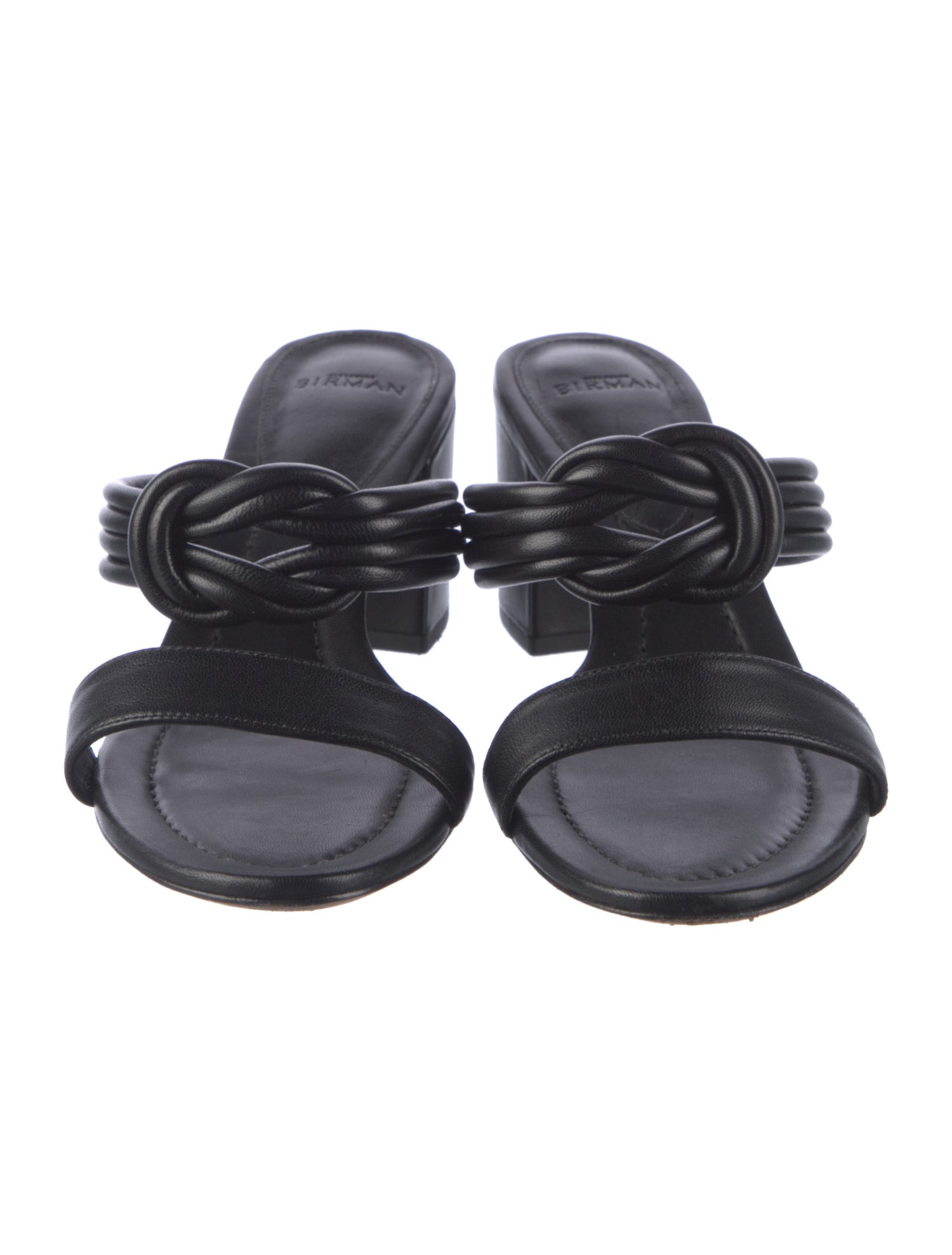 Alexandre Birman Leather Slides