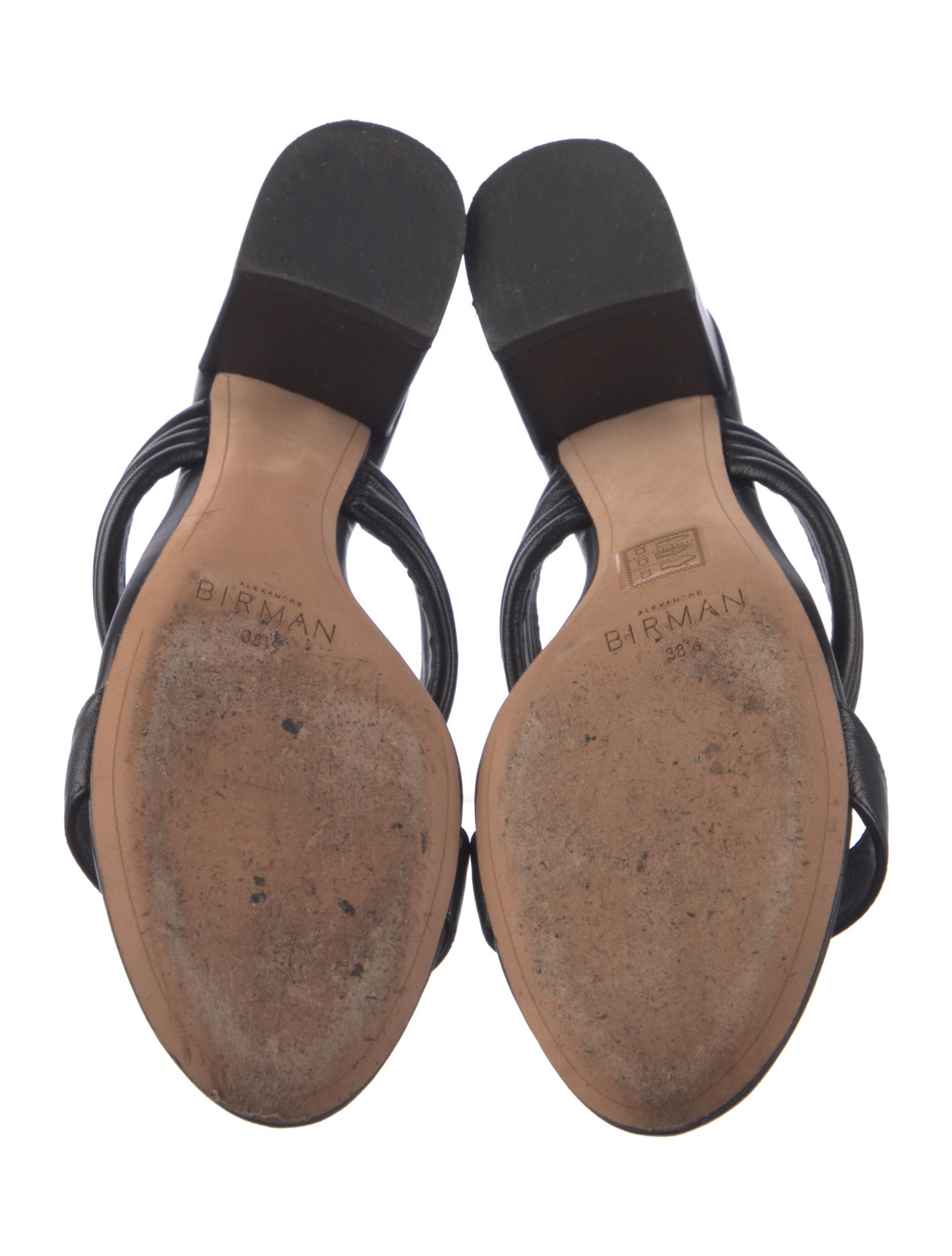 Alexandre Birman Leather Slides