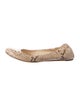 Alexandre Birman Snakeskin Animal Print Ballet Flats