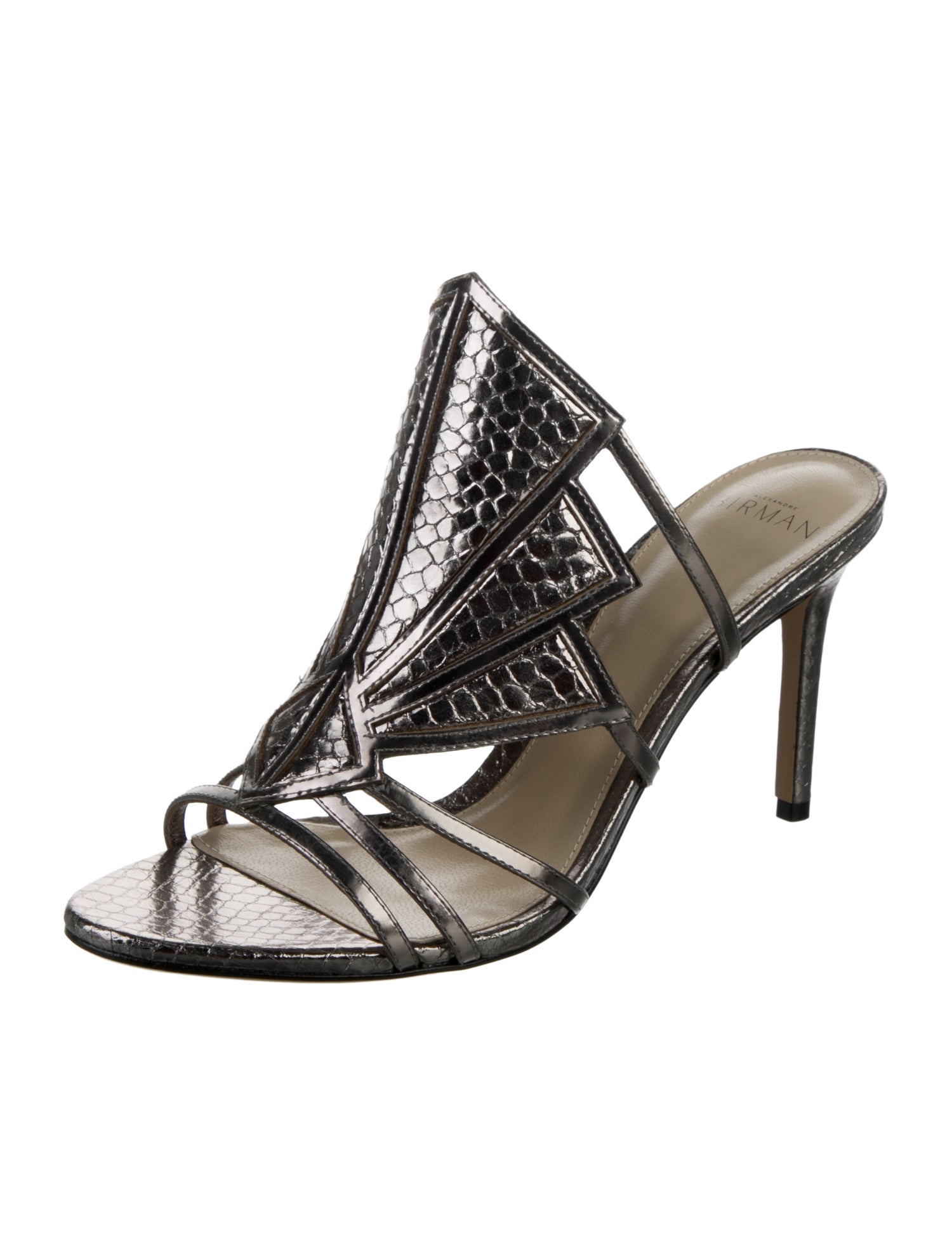 Alexandre Birman Leather Slides