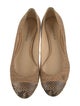 Alexandre Birman Animal Print Flats